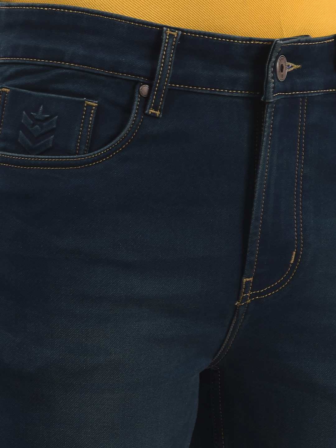 Numero Uno Men Solid Dark Blue Jeans